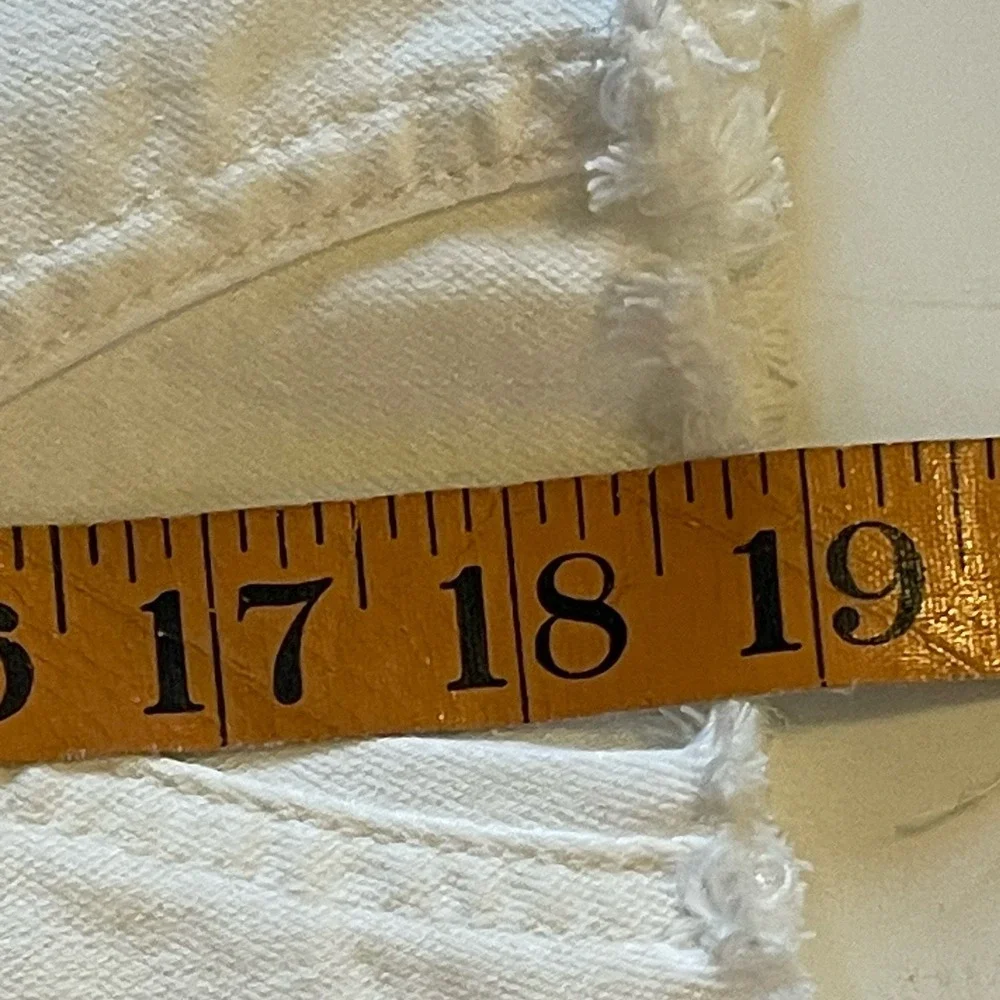 Seven7 white stretch